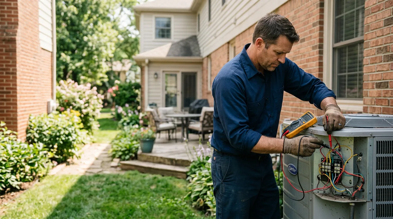 HVAC technician working near Rippey, IA